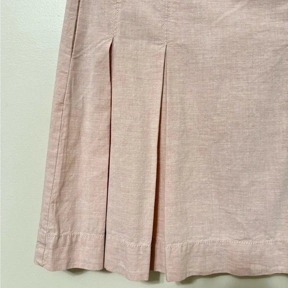 J.Crew Pink Pleated Mini Skirt, Size 2 - Picture 5 of 7